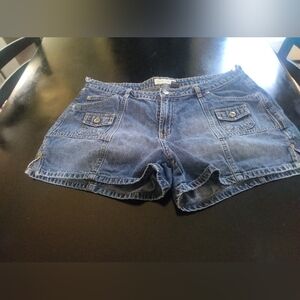 Blue jean shorts